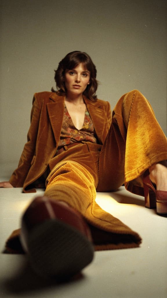 Retro Floor Pose