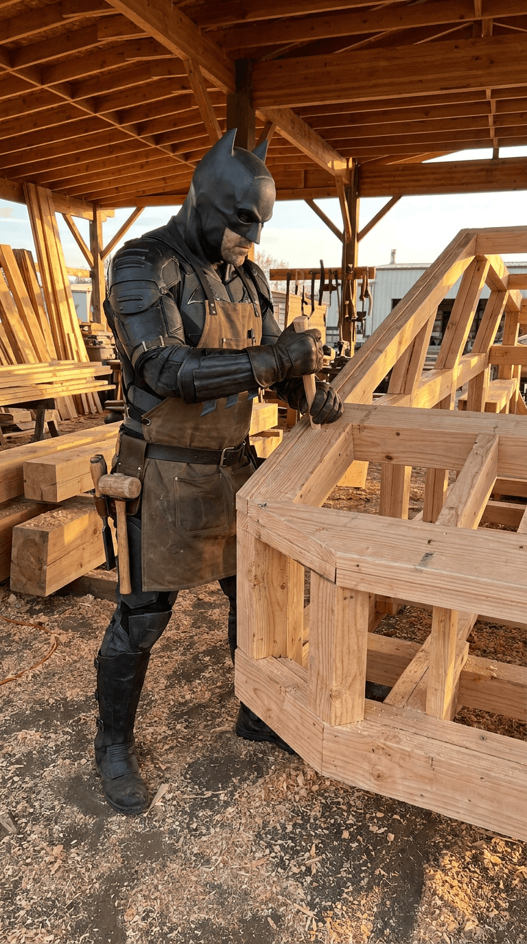 Batman Crafts Warcraft