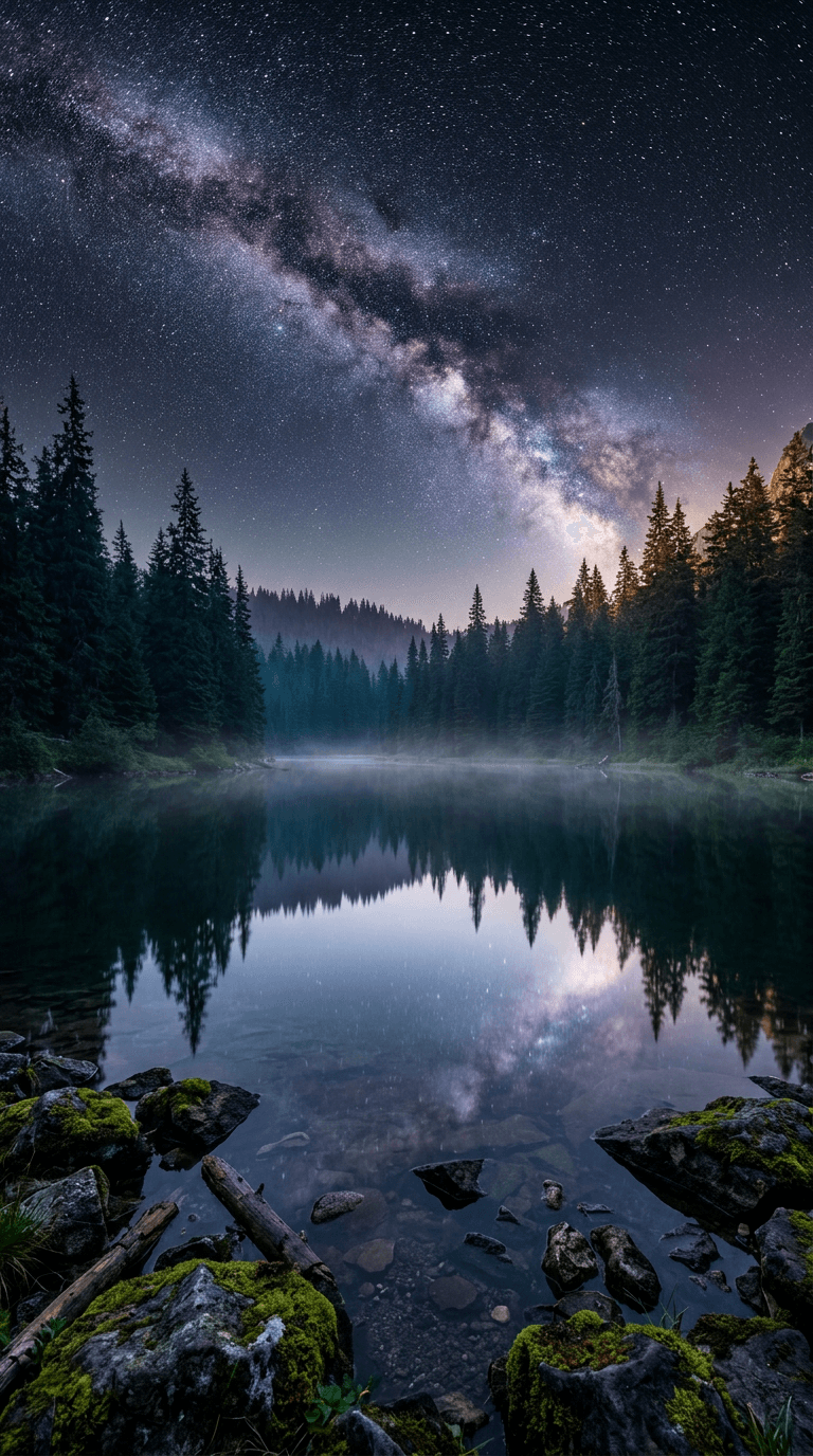 Forest Galaxy Reflection