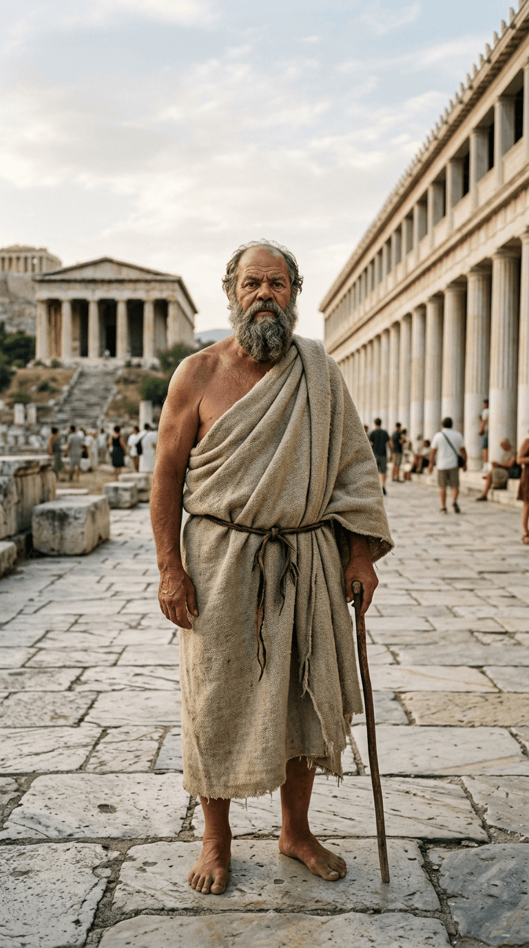 Greek Philosopher Portrait