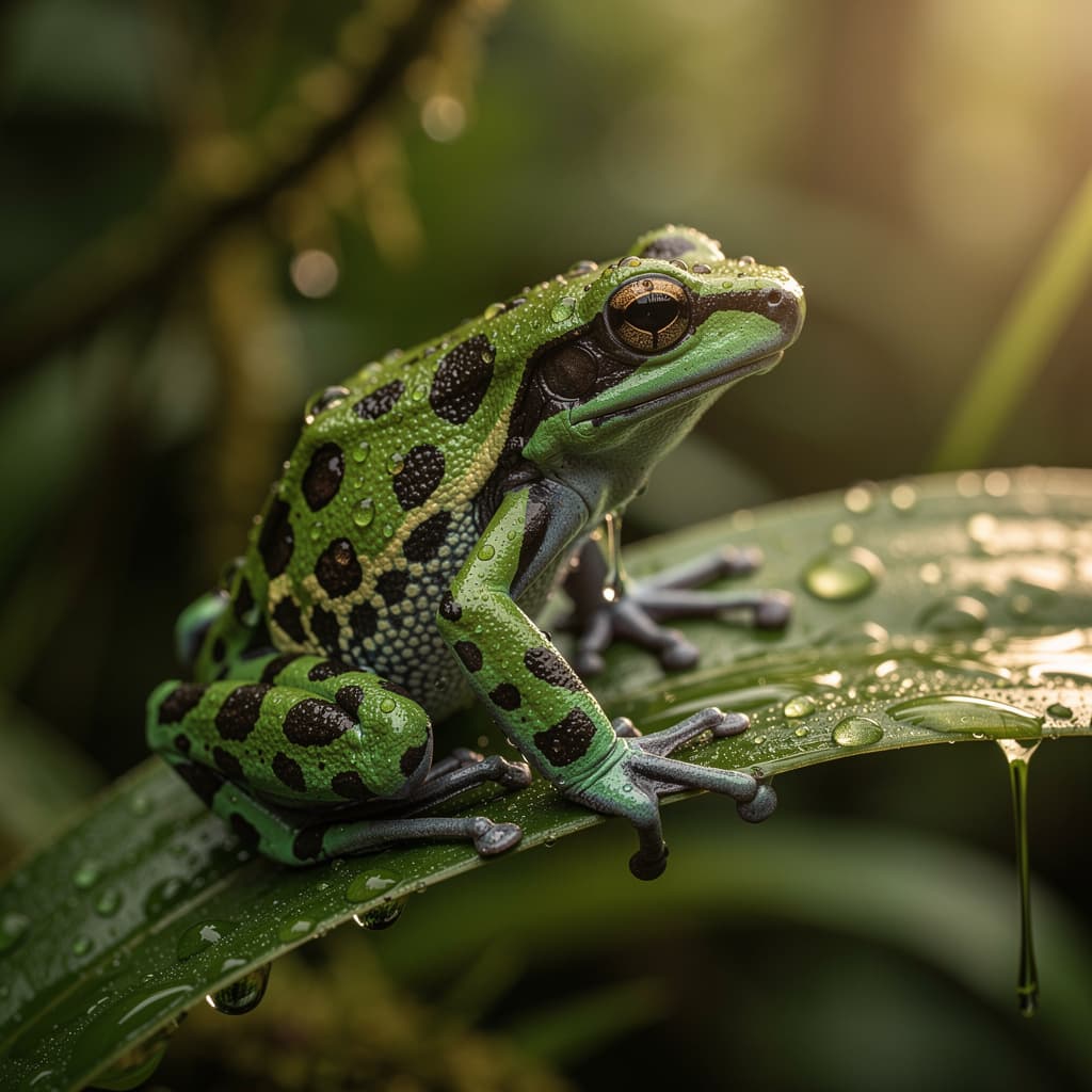 Rainforest Frog Macro