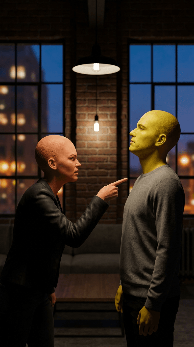 Fruit Couple Confrontation