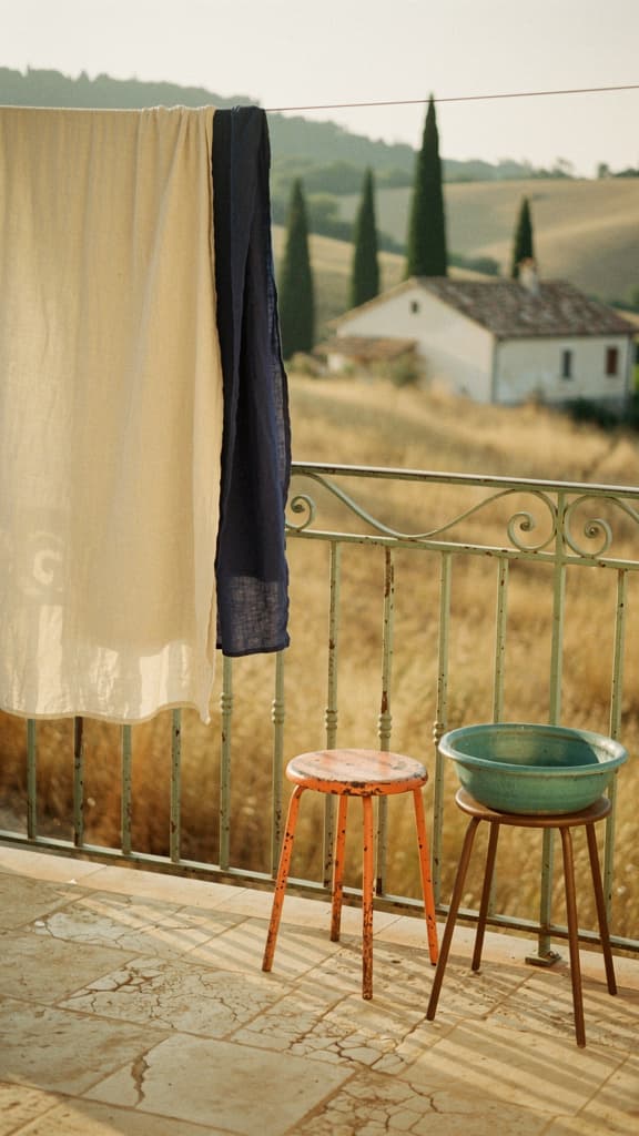 Balcony Washing Stillness