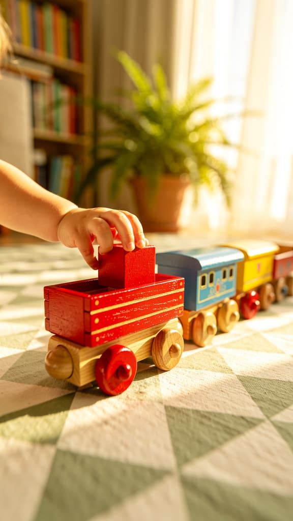 Wooden Train Play